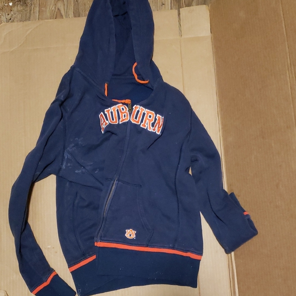 Nike Navy and Orange Lightweight Jacket